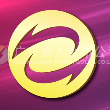 2015年3月定制　中經(jīng)萬(wàn)達(dá)純金徽章定制、千足金徽章定制
