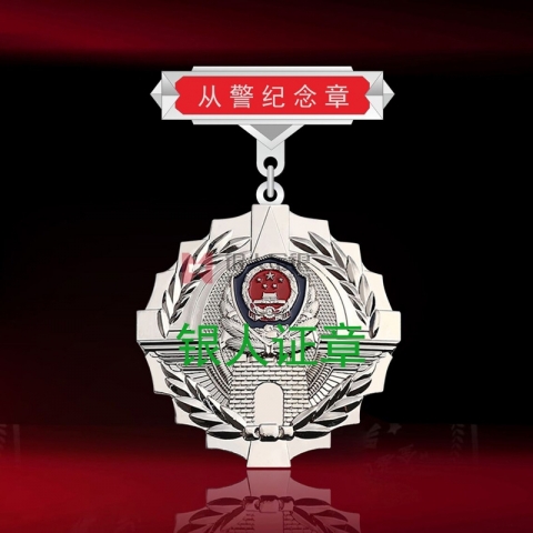 湖南公安民警從警紀(jì)念章榮休獎?wù)? title=